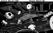Space Quest III: The Pirates of Pestulon for Atari ST - Ah, a spaceship! This could help me out...