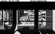 Space Quest III: The Pirates of Pestulon for Atari ST - Hmm, this rail contraption looks useful...