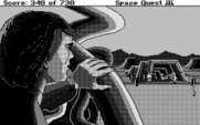 Space Quest III: The Pirates of Pestulon for Atari ST - The entrance to ScumSoft.