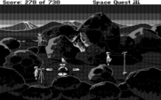 Space Quest III: The Pirates of Pestulon for Atari ST - Who are these suspect characters?
