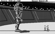 Space Quest III: The Pirates of Pestulon for Atari ST - Time for a robot battle!