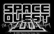 Space Quest III: The Pirates of Pestulon for Atari ST - Title screen.