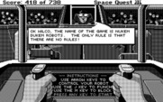 Space Quest III: The Pirates of Pestulon for Atari ST - Robot instructions.