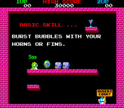 Bubble Bobble for Arcade - Game attract mode.
