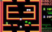 Bubble Bobble for IBM PC/Compatibles - Each level features a different layout.