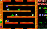 Bubble Bobble for IBM PC/Compatibles - Bananas provide bonus points.