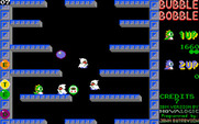 Bubble Bobble for IBM PC/Compatibles - Hurry, capture the enemies in bubbles!