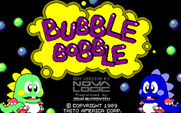 Bubble Bobble for IBM PC/Compatibles - Title screen.