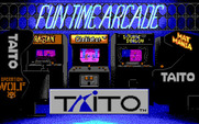 Bubble Bobble for IBM PC/Compatibles - Taito logo.