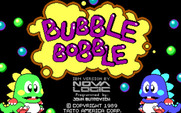 Bubble Bobble for IBM PC/Compatibles - Title screen.