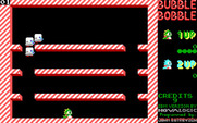 Bubble Bobble for IBM PC/Compatibles - Starting the first level.