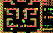 Bubble Bobble for IBM PC/Compatibles - Each level features a different layout.