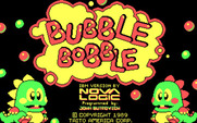 Bubble Bobble for IBM PC/Compatibles - Title screen.