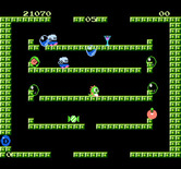 Bubble Bobble for NES / Famicom - Here come the baddies!