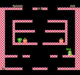 Bubble Bobble for NES / Famicom - Collect fruit for bonus points.
