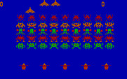 Space Commanders for IBM PC/Compatibles - Your ship always begins at the top of the screen.