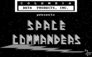 Space Commanders for IBM PC/Compatibles - Title screen.