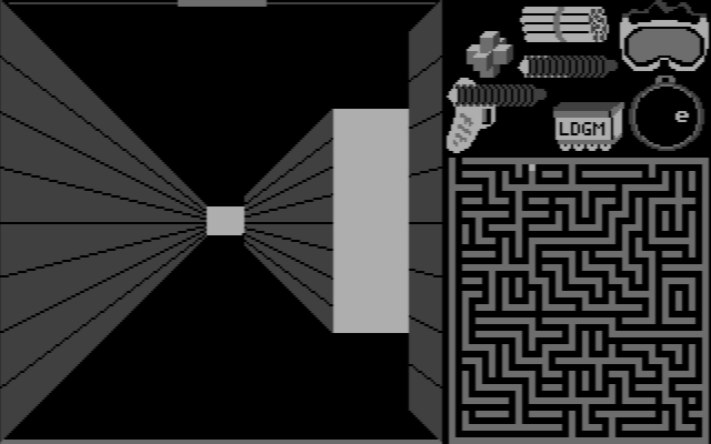 Shultz's Treasure IBM PC/Compatibles Screenshot: Which way should I go from here?