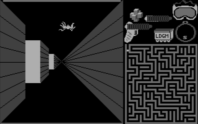 Shultz's Treasure IBM PC/Compatibles Screenshot: Game start.