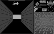 Shultz's Treasure for IBM PC/Compatibles - Heading down a long hallway...