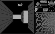 Shultz's Treasure for IBM PC/Compatibles - Watch out for that creature above!