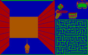 Shultz's Treasure for IBM PC/Compatibles - A giant rat attacks!