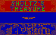 Shultz's Treasure for IBM PC/Compatibles - Title screen.