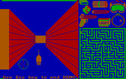 Shultz's Treasure for IBM PC/Compatibles - Game demo mode.