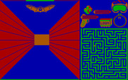 Shultz's Treasure for IBM PC/Compatibles - Look out, a bat!