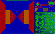 Shultz's Treasure for IBM PC/Compatibles - A very long hallway...