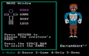 Creature Creator for IBM PC/Compatibles - First, let's create a creature...