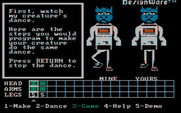 Creature Creator for IBM PC/Compatibles - Game instructions.