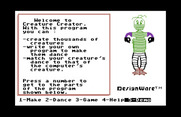 Creature Creator for Commodore 64 - Welcome to the program!