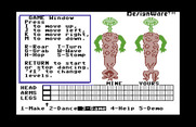 Creature Creator for Commodore 64 - The game in progress...