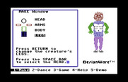 Creature Creator for Commodore 64 - First, let's create a creature.