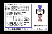 Creature Creator for Commodore 64 - Programming a dance.