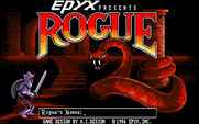 Rogue for Amiga - Title screen.