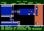 Rogue for Atari 8-bit - A giant bat is attacking!