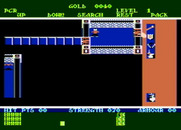 Rogue for Atari 8-bit - Let's see where this long hallway goes...