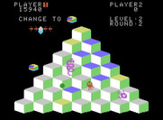 Q*bert for ColecoVision - Only a few blocks left to change...