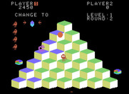 Q*bert for ColecoVision - Make sure you aren't caught by the snake!