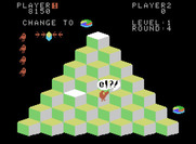 Q*bert for ColecoVision - Ouch, I've been hit!