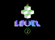 Q*bert for ColecoVision - Level 2 start.