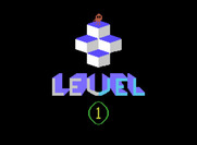 Q*bert for ColecoVision - Game start; ready for level 1?