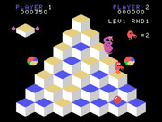 Q*bert for TI-99/4A - Snake in pursuit!