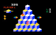 Q*bert for Intellivision - Watch out for the snake!