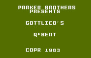 Q*bert for Intellivision - Title screen.