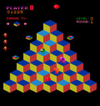 Q*bert for Arcade - Jumping on a cube changes it back to the wrong color now...