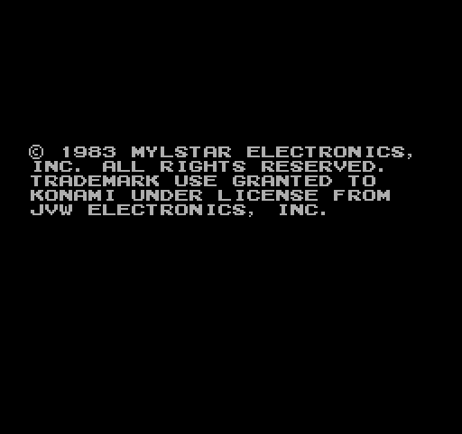 Q*bert NES / Famicom Screenshot: Introduction screen.