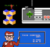 Q*bert for NES / Famicom - You can optionally customize the controls.